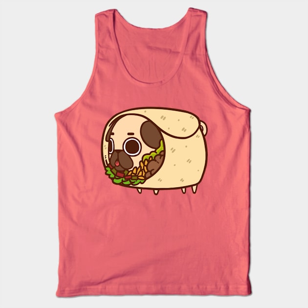 Burrito Puglie Tank Top by Puglie Pug 